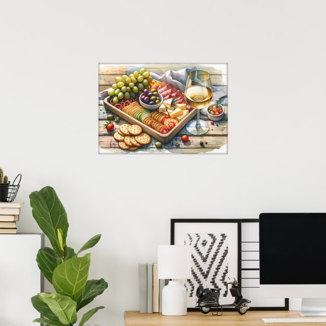 Fun food lovers kitchen poster (Home Office)