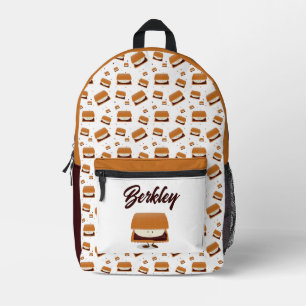 Fun Food S'more Name  Printed Backpack
