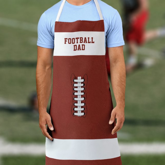Fun Football Fan Grilling Apron (Hup! Makes a great gift for the football dad that loves to huddle up in the kitchen)