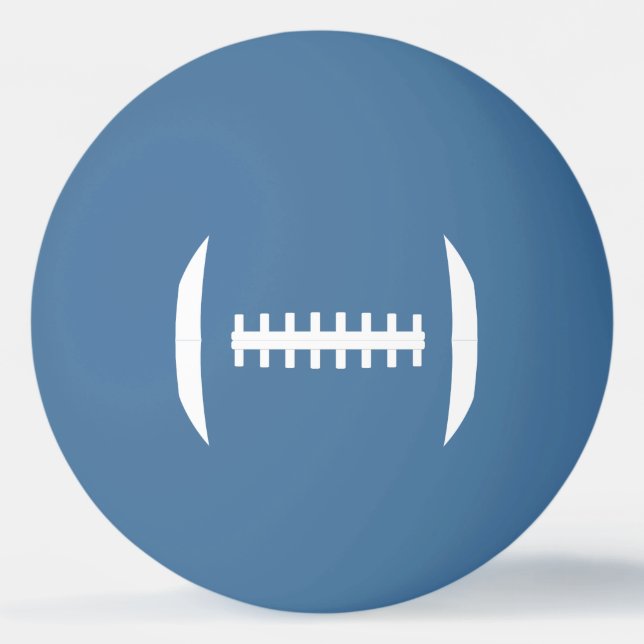 Fun Football Player / Coach Custom Number / Letter Ping Pong Ball (Front)