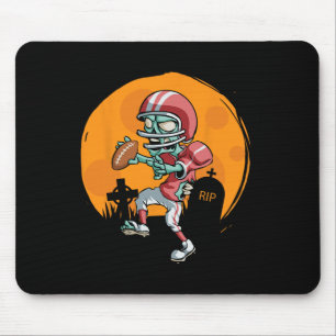 Fun Football Zombie Player Halloween Football Spor Mouse Mat