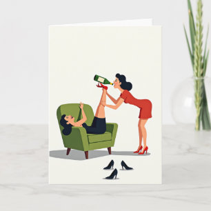 Fun Friends Illustration Card