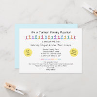 Fun Friends or Family Reunion Party Invitation Zazzle