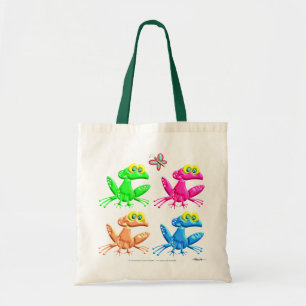 Fun Frogs Tote Bag