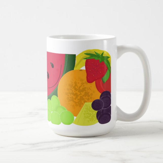 Fun Fruit Explosion Coffee Mug (Right)