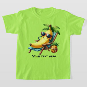 Fun fruit lovers add text beach T-Shirt