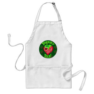 Fun Fruit Pun Strawberry Berry Nice Design Standard Apron