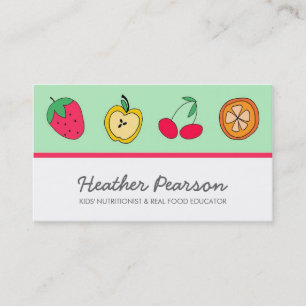 Fun Fruits Business Card