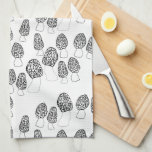 Fun Fungi Morel Mushrooms Pattern Tea Towel<br><div class="desc">Hope you like this design. Add your own text or change the colours. Check my shop for more matching items like bath towels,  blankets,  pillows,  stickers,  mugs,  cards,  tissue paper as well as other patterns. 
Thanks for shopping with me! if you'd like something custom let me know!</div>