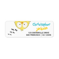 Fun Funny Cute Crazy Chicken Label