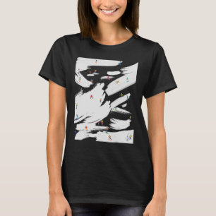 Fun Funny Ski Snowboard Mountain Winter Vacation T-Shirt