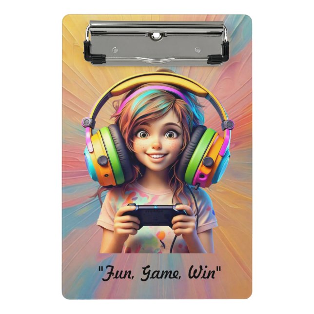 "Fun Game Adventure" Mini Clipboard (Front)