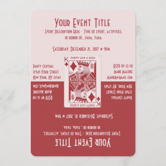 Fun Game Night Party Invitation