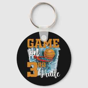 Fun Game On 3rd Grade Basketball Back To School Gi Key Ring