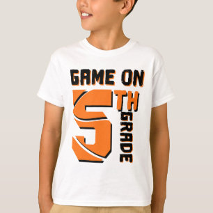 Fun Game On 5th Grade Sketll First Day Of School B T-Shirt
