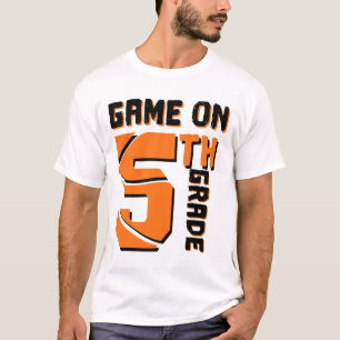 Fun Game On 5th Grade Sketll First Day Of School B T-Shirt