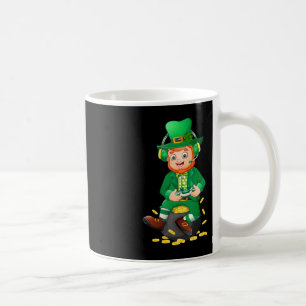 Fun Gamer St Patricks Day Video Game Kids Teen Boy Coffee Mug
