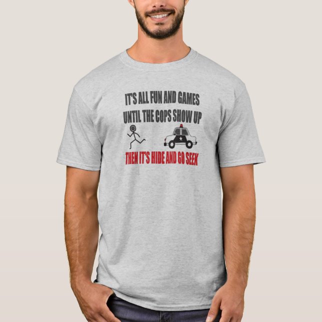 Fun & Games Hide & Go Seek T-Shirt (Front)