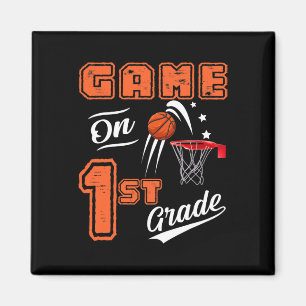 Fun Games On First Grade Basketball First Day Of S Magnet