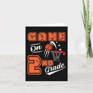 Fun Games On Second Grade Basketball First Day Of Card