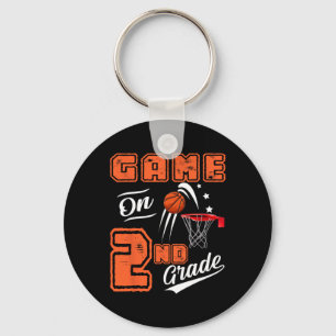 Fun Games On Second Grade Basketball First Day Of  Key Ring
