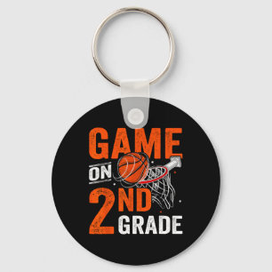 Fun Games On Second Grade Basketball First Day Of  Key Ring