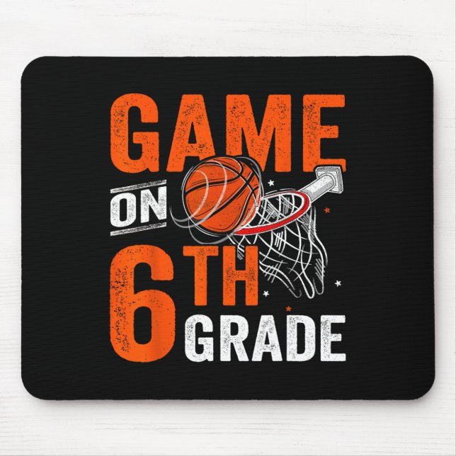 Fun Games On Sixth Grade Basketball First Day Of S Mouse Mat (Front)