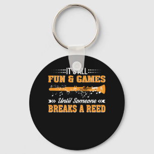 Fun Games Until Clarinet Marching Band Key Ring