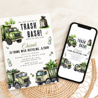 Fun Garbage Trucks | Recycle 4th Birthday Party