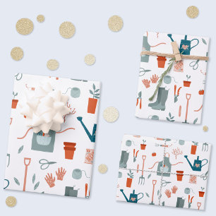 Fun Gardening Wrapping Paper Sheet