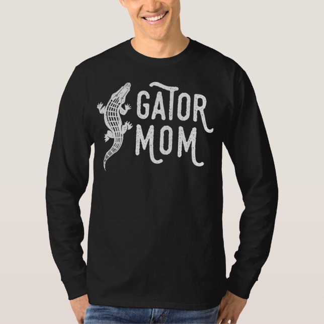 Fun Gator Mum Reptile Alligator Mother Tee (Front)
