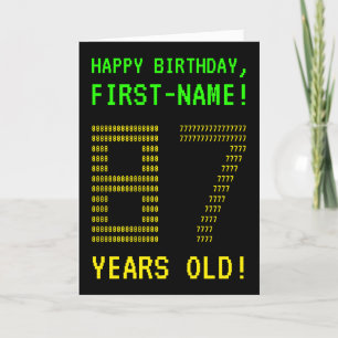 Fun, Geeky, Nerdy "87 YEARS OLD!" Birthday Card