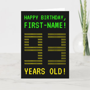 Fun, Geeky, Nerdy "93 YEARS OLD!" Birthday Card