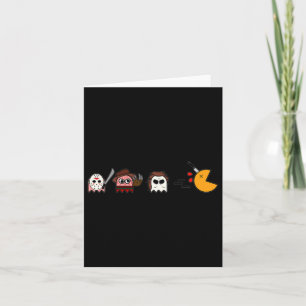 Fun Ghosts Parody Halloween Gamer 80's Horror Movi Card