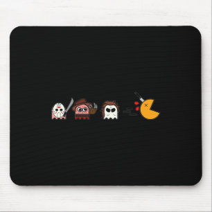 Fun Ghosts Parody Halloween Gamer 80's Horror Movi Mouse Mat