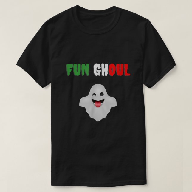 Fun Ghoul Fongool Italian Halloween  T-Shirt (Design Front)