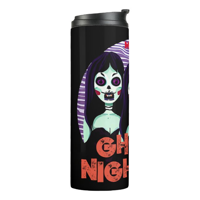 Fun Ghouls Night Out Thermal Tumbler (Rotated Left)