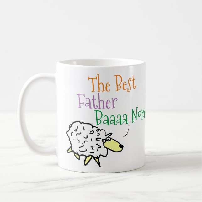 Fun Gift for Dad - Best Father Coffee Mug (Left)