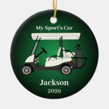 Fun Gift for Him Golfer Golf Cart