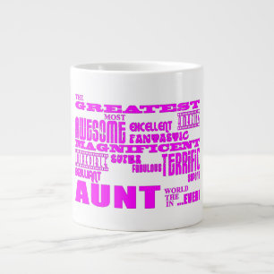Fun Gifts for Aunts : Greatest Aunt Large Coffee Mug