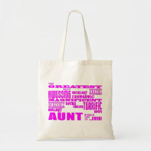 Fun Gifts for Aunts : Greatest Aunt Tote Bag