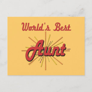 Fun Gifts For Aunts Postcard