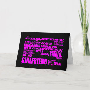 Fun Gifts for Girlfriends : Greatest Girlfriend Card
