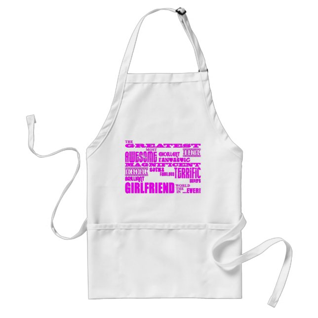 Fun Gifts for Girlfriends : Greatest Girlfriend Standard Apron (Front)