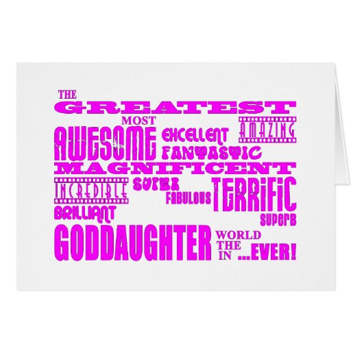 Image of Fun Gifts for Goddaughters : Greatest Goddaughter