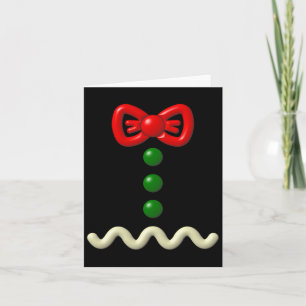 Fun Gingerbread Man Costume Halloween Gift  Card