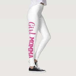 fun GIRL MOMMA typography | Leggings
