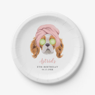 Fun Girls Spa Birthday Party Paper Plate