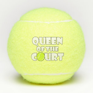 Fun Girls/Women's Tennis Player Queen of the Court Tennis Balls