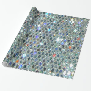 Fun Glitzy Glittery Sparkly Colourful Bling Wrapping Paper